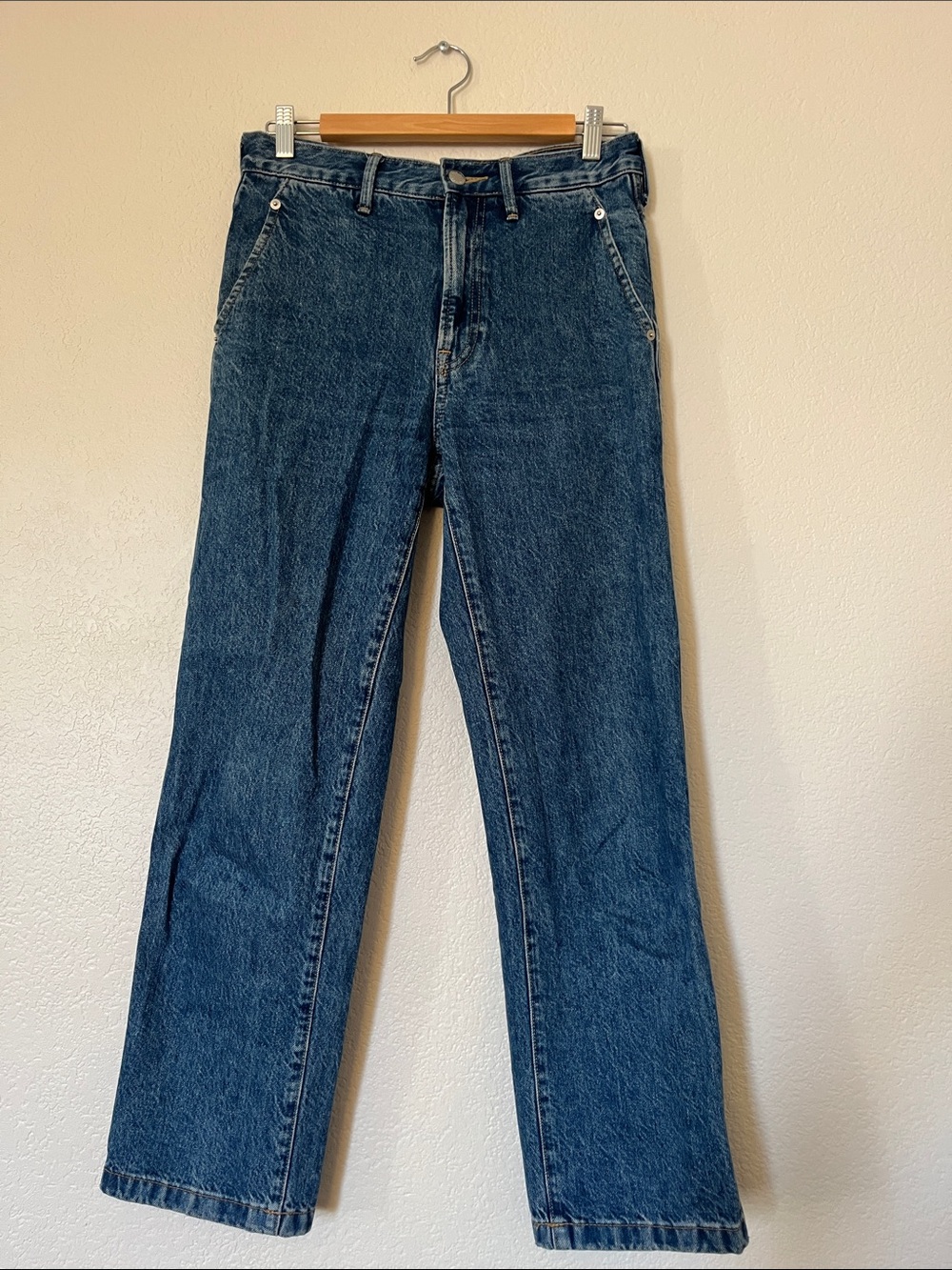Everlane Buckle Back Carpenter Jeans